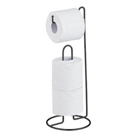 Suporte De Chão Porta Rolo Papel Higiênico Preto - Passerini Suporte De Chão Porta Rolo Papel Higiênico Preto - Passerini