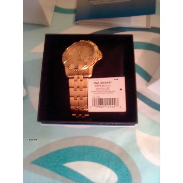 Reloj Seiko Emchapado Dorado De Pulso