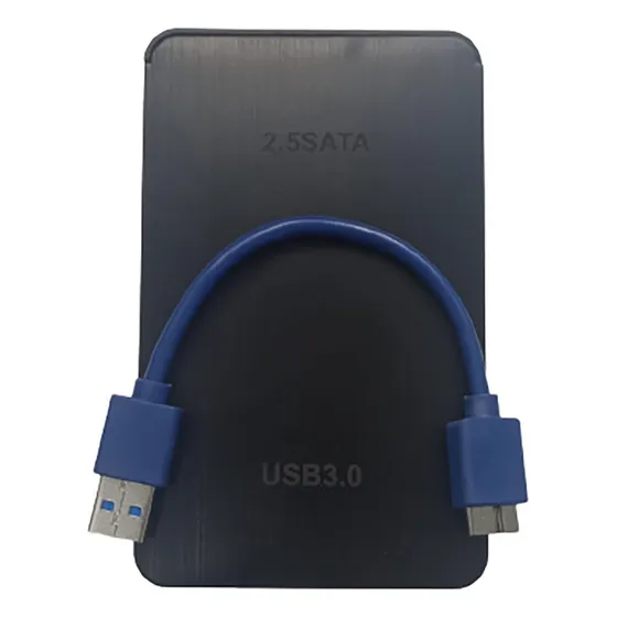 Case 2.5 Para Montar Hd Externo Notebook Usb 3.0 Preta