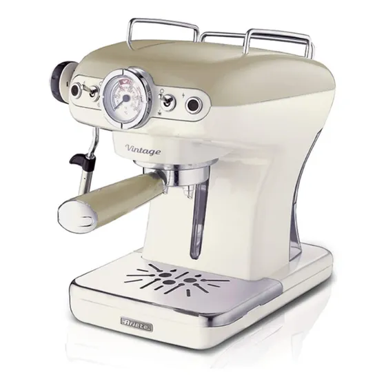 Cafetera Espresso Vintage Ariete Mod.1389 900w 0.9 Lt Beige