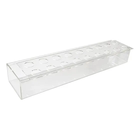 Vaso De Flor Retangular, Vaso De Flor 40x10x6,5cm 18 Furos