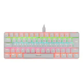 Teclado Mecanico Gamer Tgt Sherman 60% Rainbow Abnt2 S/azul Teclado Mecanico Gamer Tgt Sherman 60% Rainbow Abnt2 S/azul