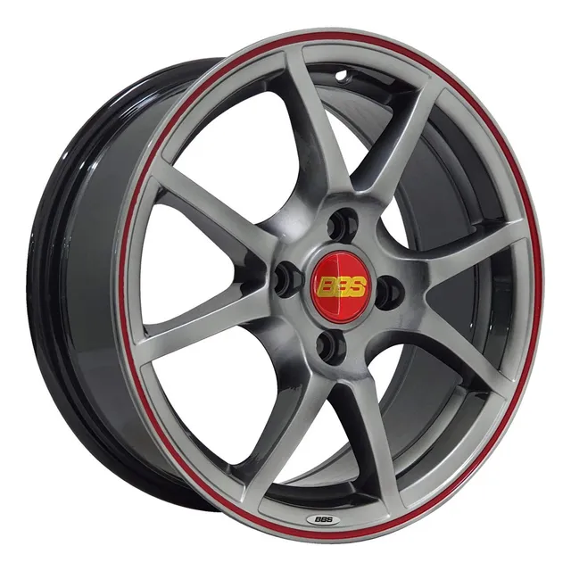 Jogo Rodas Vw Gol / Sandero / Onix Bbs Zw003t 15x6 4x100 Dg