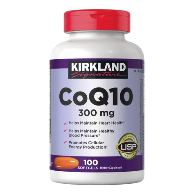 Coq10 (coenzima Q10) 300 Mg 100 Cápsulas Blandas Kirkland