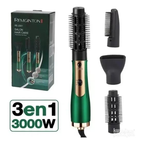 Secador Cepillo Peine  Remington 3 En 1 Re-2061
