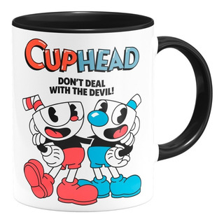 Taza Interior De Color Cuphead Videojuegos Taza Interior De Color Cuphead Videojuegos