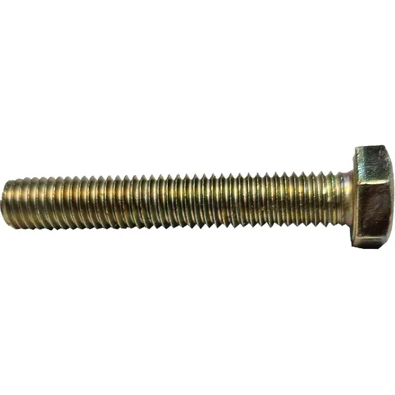 Pack 50 Bulones Acero Cabeza Hexagomal Rosca 8mm Por 5cm