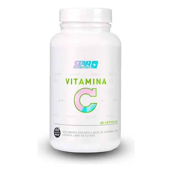 Vitamina C 60 Cápsulas - Star Nutrition Sabor Sin Sabor