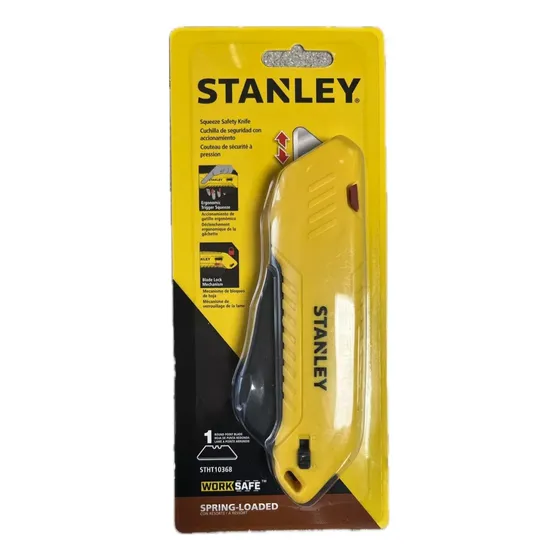 Navaja Auto Retractil Con Gatillo Cuhilla Exacto Stanley