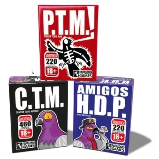 Juego De Mesa Coleccion Set Ctm + Ptm + Hdp  Originales 18+