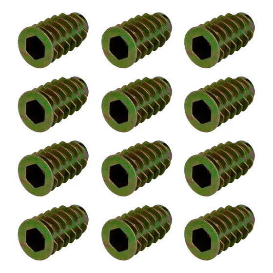 Inserto Tuerca Milimetrica Madera M6 X 20 Mm C/tope 50 Uds