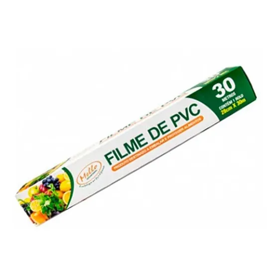Rolo Filme Pvc Mello 30m X 28cm Mello 10 Un Filme Plastico