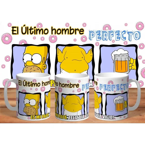 Taza Dia Del Padre Simpsons: Perfecto