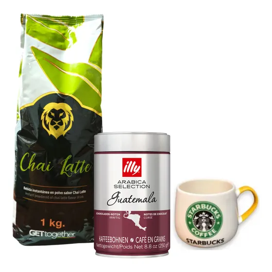 Set De Regalo Café Illy, Chay Latte Más Taza Regalo