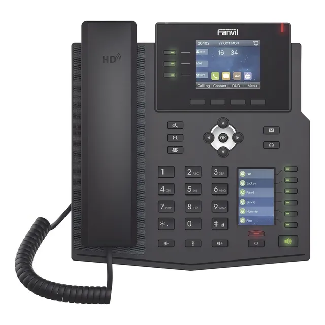 Telefono Ip Poe Empresarial 12 Lineas Sip Fanvil X4u
