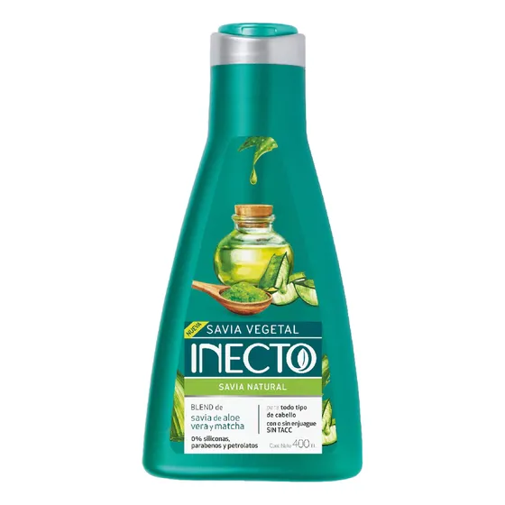 Savia Natural Acondicionador Inecto Con Aloe Vera Y Matcha 