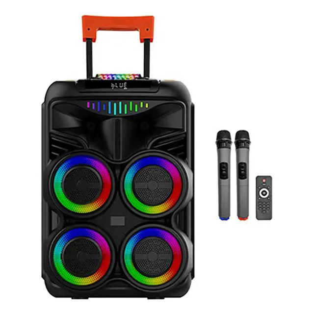 Grande Bluetooth Subwoofer Inalámbrico Bocina Con Micrófono