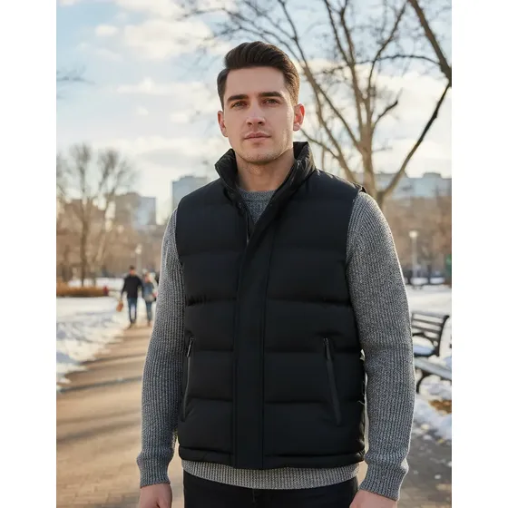 Chaqueta Parka Sin Mangas Ripstop Liviana De Varon - Unisex