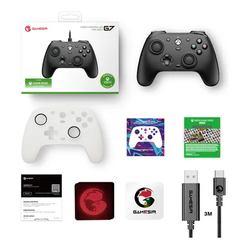 Gamesir G7 SE Mando Con Cable Para Xbox One/pc/xbox Series X|s Color Negro