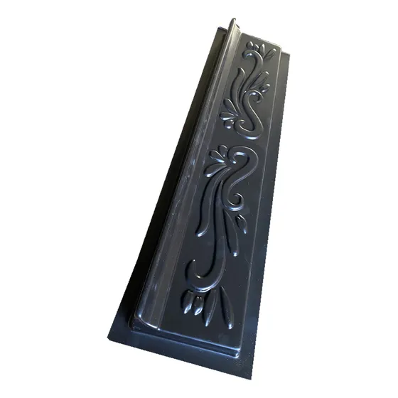 Forma 3d Moldura Sanca Roda Teto 50x10cm Abs 1,5 Molde Gesso