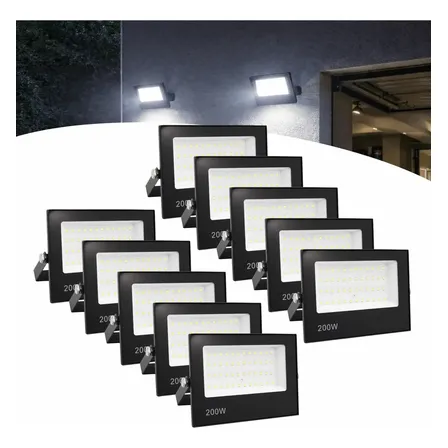 Ilumine com 64% Off: Kit 10 Holofotes! 💡