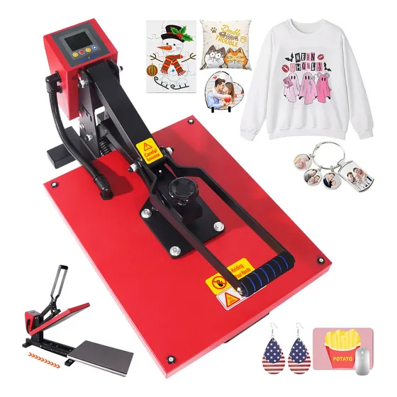 Maquina De Estampar Camisa Prensa Termica Sublimacao 40 X 50 Gaveta Sublimadora Mecolour 220v