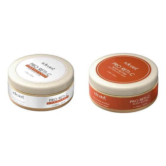 Kit Corporal Exfoliante Crema Hidratante - Idraet