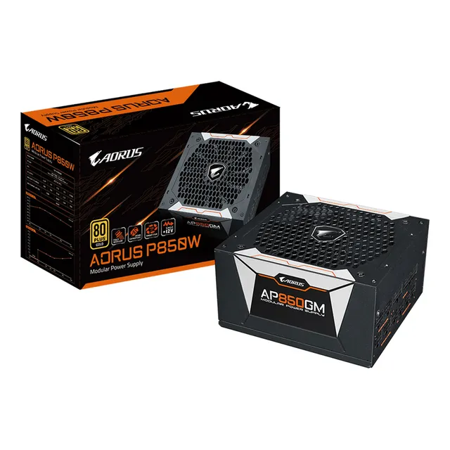 Fuente De Poder 850w Gamer Aorus P850w 80 Plus Gold Modular