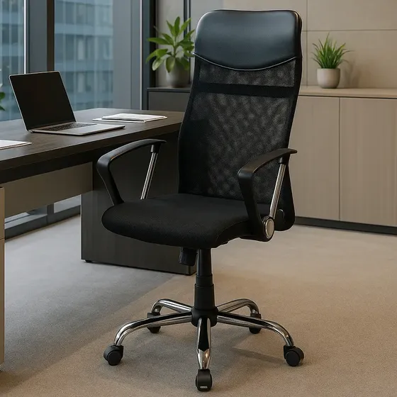 Sillon Ejecutivo Respaldo Alto, Silla Escritorio Pc Regulabl