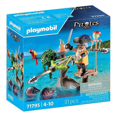 Playmobil 71795 Pirata Ballesta Pirañas Arma Giratoria 22pcs Playmobil 71795 Pirata Ballesta Pirañas Arma Giratoria 22pcs