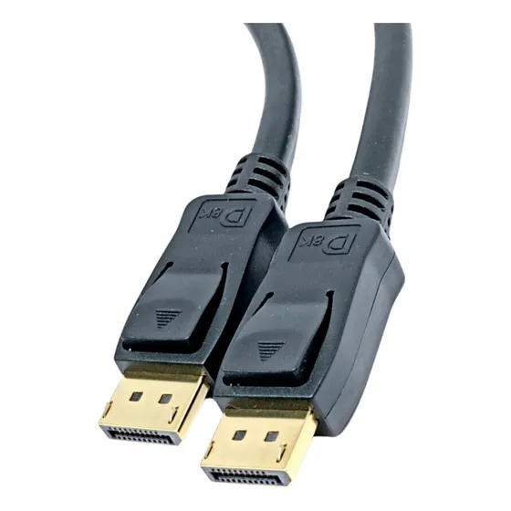 Cabo Displayport Hd 1.8 Metros 144hz Banhado Blindado