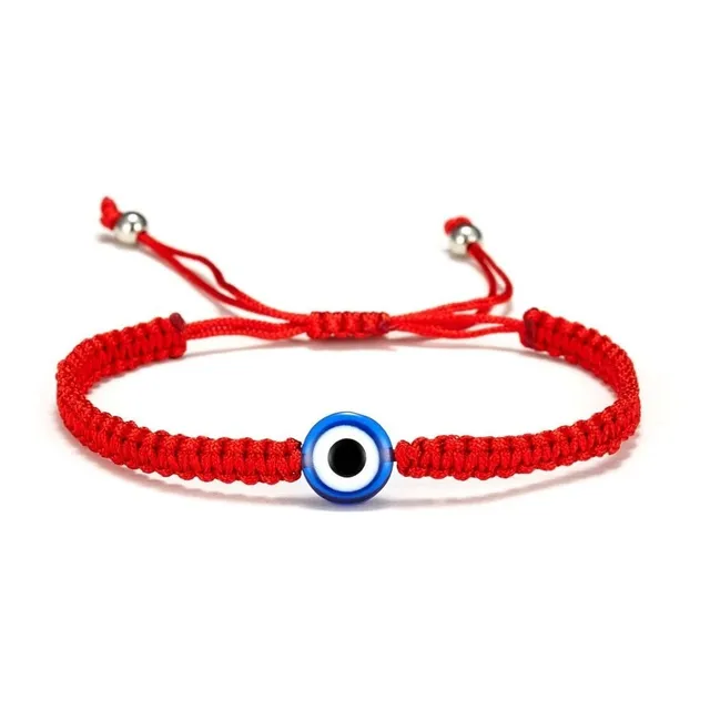 Pulsera Hilo Rojo Y Ojo Turco