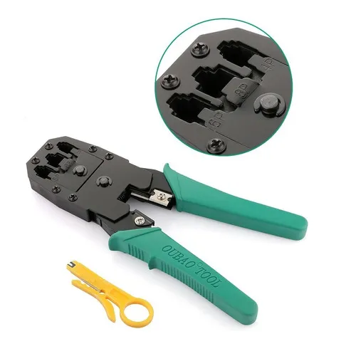 Pinza Profesional Crimpeadora Cable Red Rj45 Rj11rj9 Pelador