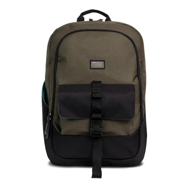 Mochila Para Laptop Ecológica Cool Capital Re3 15 Pulgadas Color Verde oscuro