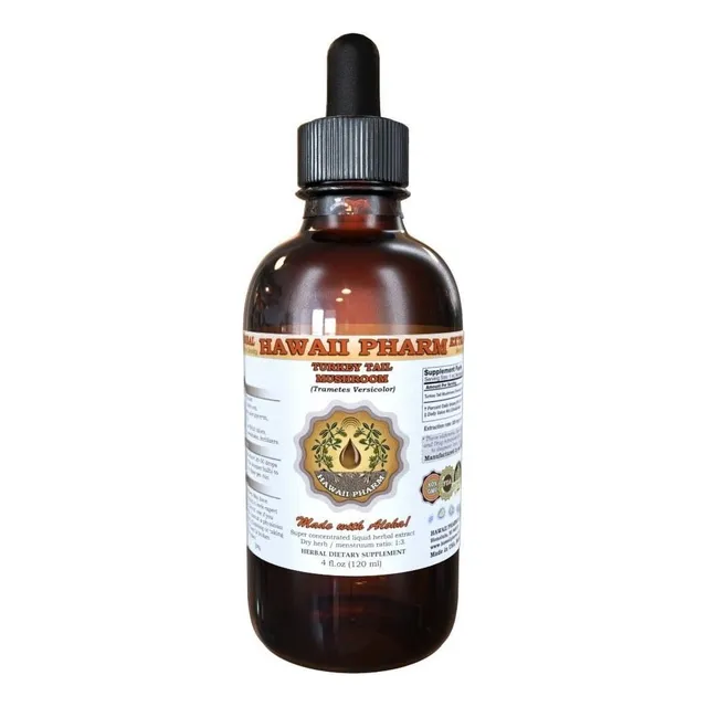 Hawaii Pharm Turkey Tail Extracto Líquido Cola De Pavo 120ml