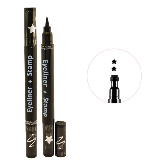 Delineador De Ojos Doble Punta Pincel Y Sello Tyl Stamp