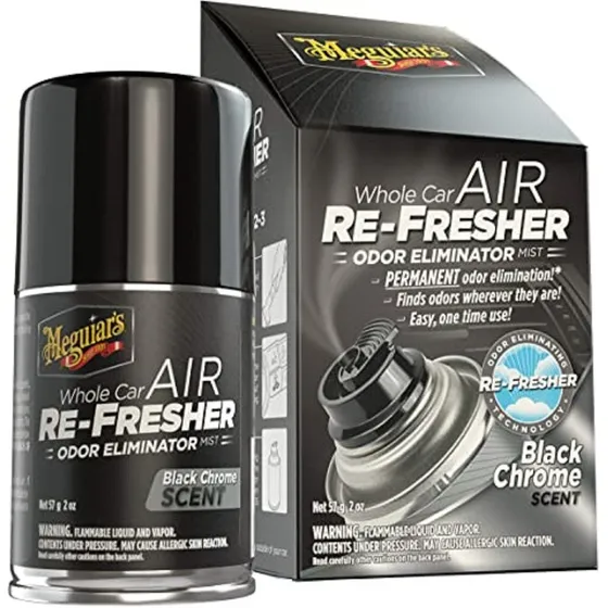 Meguiars Air Refresher Eliminador Olor Cromo Negro G181302