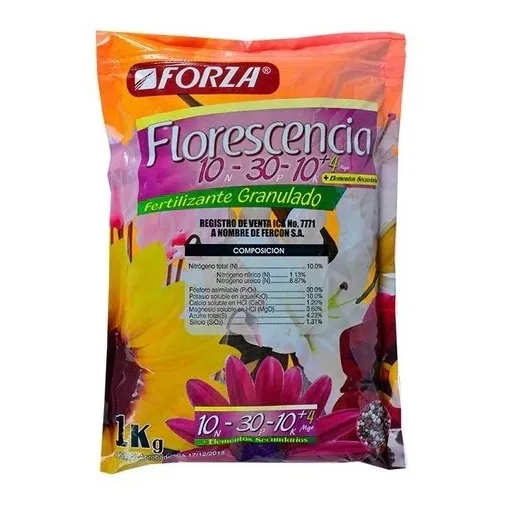 Fertilizante Florescencia 10-30-10 X Bolsa De 1 Kg