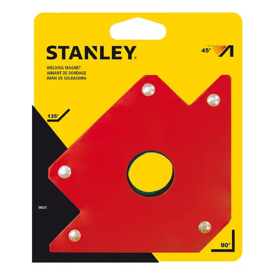 Escuadra Magnética Para Soldar 5 Stanley 98031sta Color Rojo