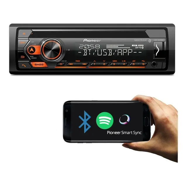 Cd Player Pioneer Deh-s4280bt Bluetooth Mixtrax Saída Sub