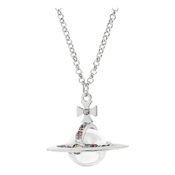 Collar De Saturno 3d Style Punk Con Diamantes Para Mujer