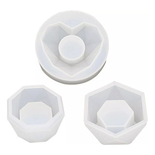 Moldes De Silicona Para Hacer Macetas De Resina, 3 Piezas Moldes De Silicona Para Hacer Macetas De Resina, 3 Piezas
