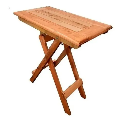 Mesa Arrime Plegable Madera Balcon Jardin Bar Resto 70x40