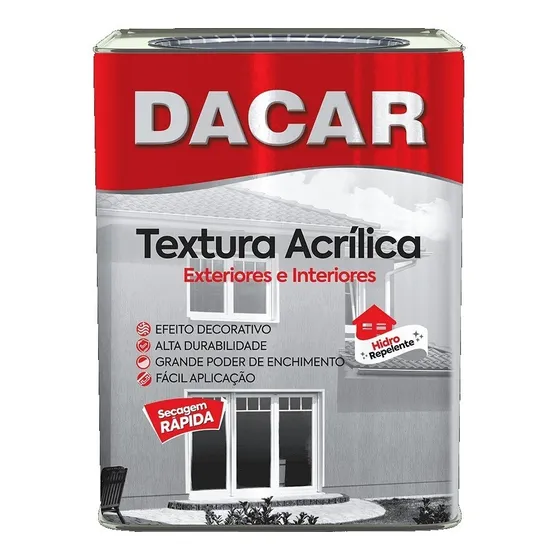 Pintura Textura Acrílica Lisa Dacar Premium Ext. - Int. 24kg