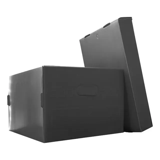 Caja De Plástico Corrugado 42 X 32 X 25,5 Cm Pack X 10