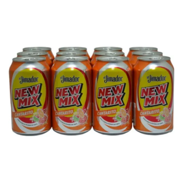 Pack De 24 Bebida Preparada New Mix Jimador Cantarito 350 Ml
