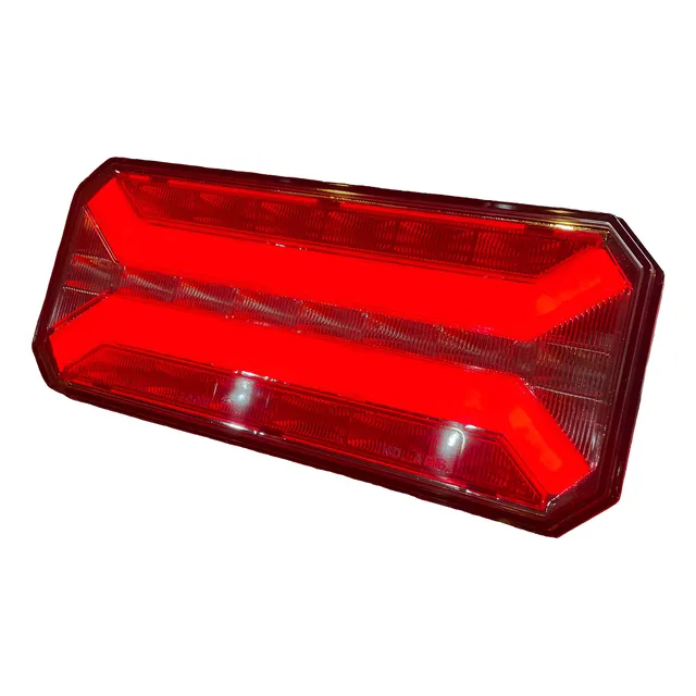 Faro Trasero Baiml Tres Marias 7300em 12v/24v  Led Rojo