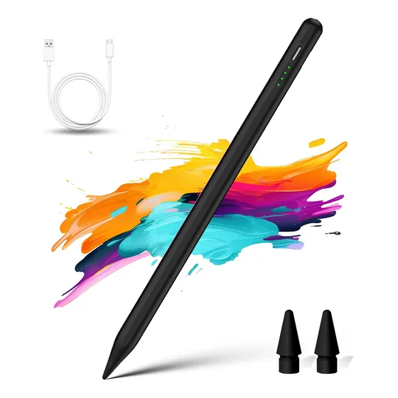 Caneta Touch P/ iPad 6, 7, 8, 9 E 10a Ger Com Palm Rejection