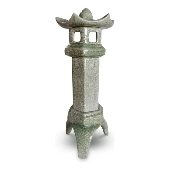 Luminária Toro Japonesa De Jardim Lanterna Decoração