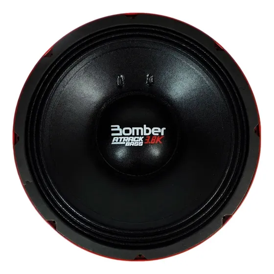 Woofer Bomber Atrack Bass 3.8k Vermelho 15pol 1900w 4ohms